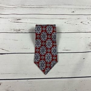 Dior Mens Red Print‎ Tie